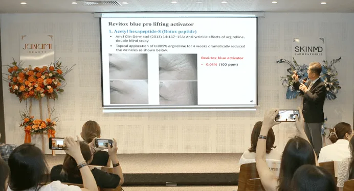 1 báo cáo lâm sàng về hiệu quả của SkinMD trong việc cải thiện lão hóa