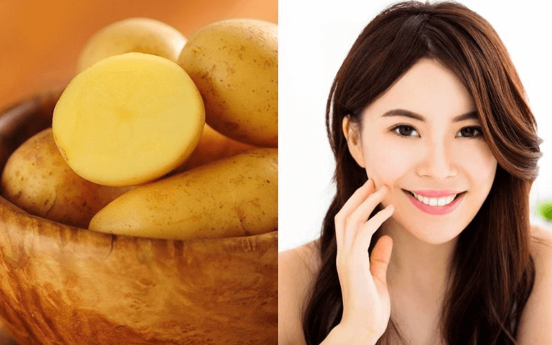 Sử dụng khoai tây để trẻ hóa da