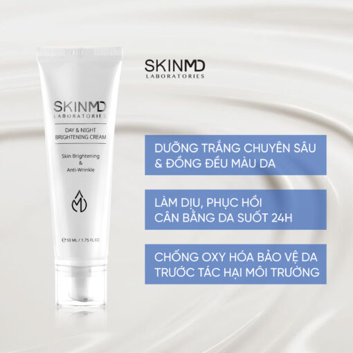 SKINMD DAY & NIGHT BRIGHTENING CREAM - Hình ảnh 3