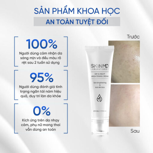 SKINMD DAY & NIGHT BRIGHTENING CREAM - Hình ảnh 5