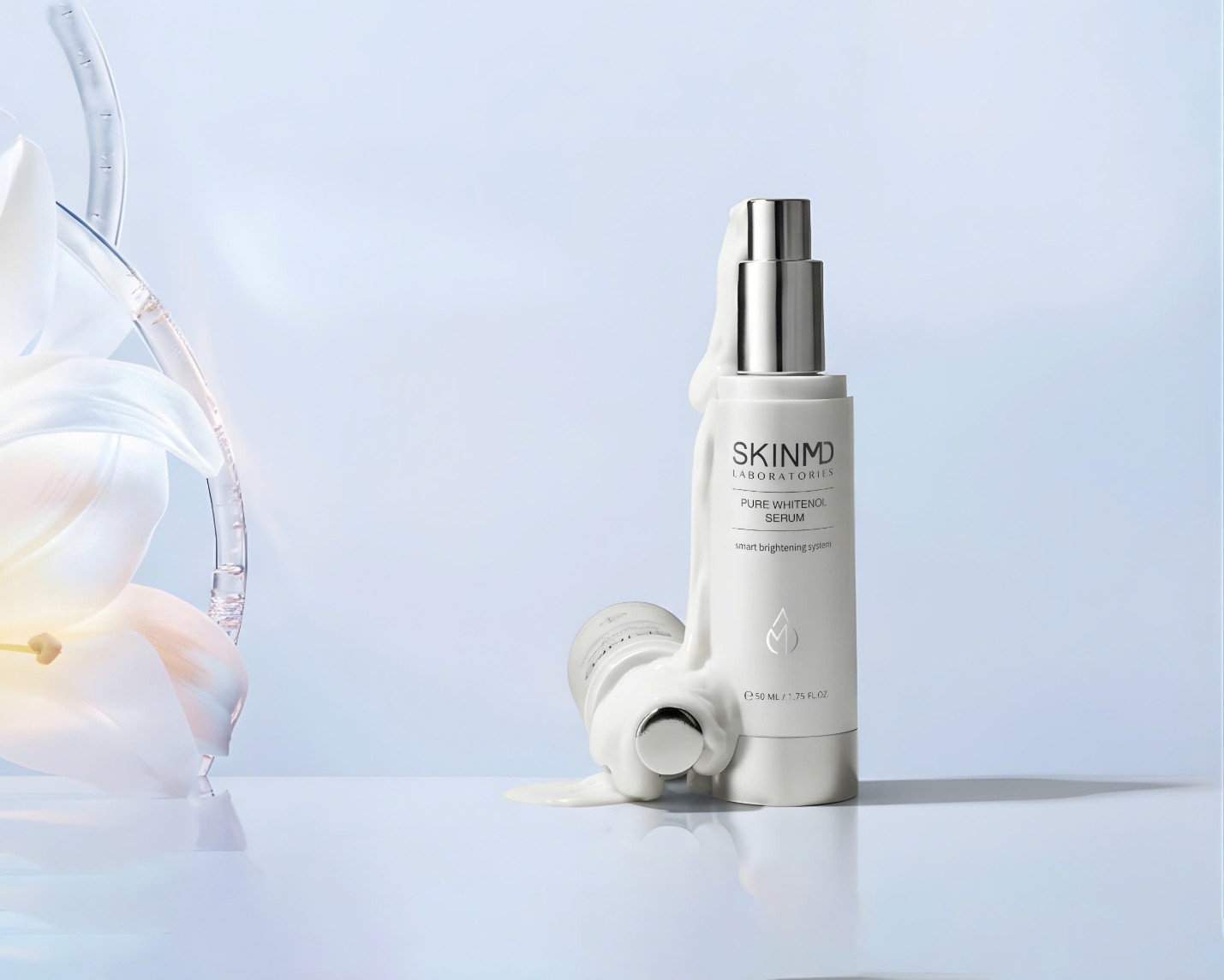 SkinMD Pure Whitenol sở hữu hệ thống kiểm soát sắc tố 3 tầng, tác động sâu vào gốc nám kháng trị